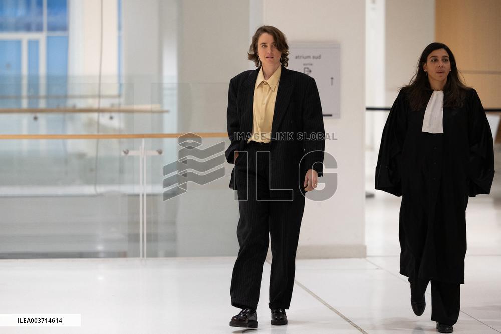Day 2 of the Trial of Christophe Ruggia accused of sexually assaulting Adele Haenel - Paris