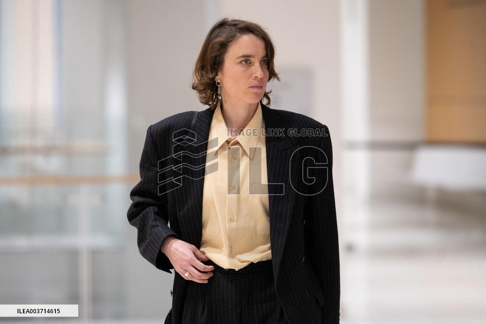 Day 2 of the Trial of Christophe Ruggia accused of sexually assaulting Adele Haenel - Paris