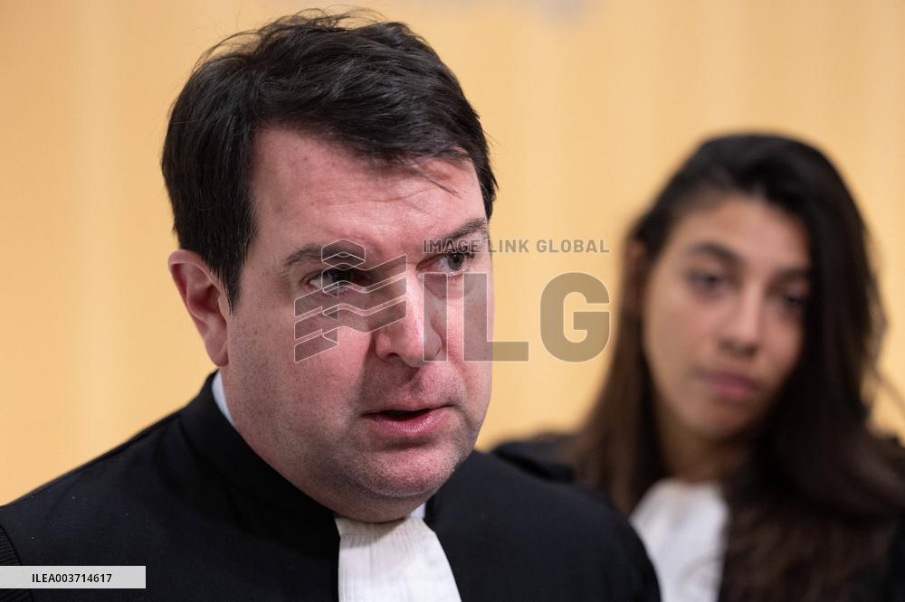 Day 2 of the Trial of Christophe Ruggia accused of sexually assaulting Adele Haenel - Paris
