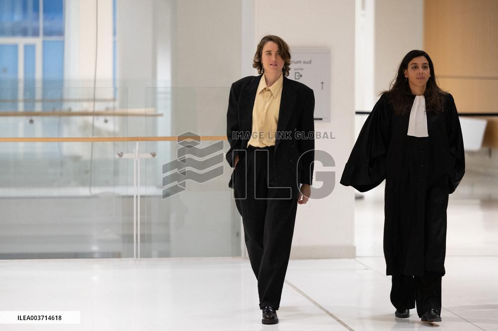 Day 2 of the Trial of Christophe Ruggia accused of sexually assaulting Adele Haenel - Paris