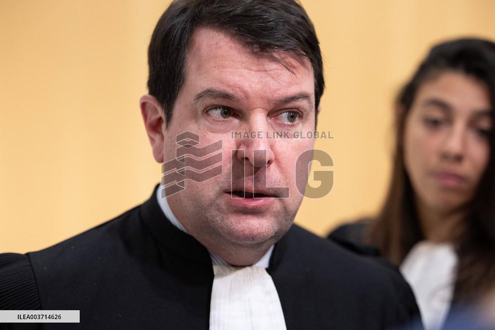 Day 2 of the Trial of Christophe Ruggia accused of sexually assaulting Adele Haenel - Paris