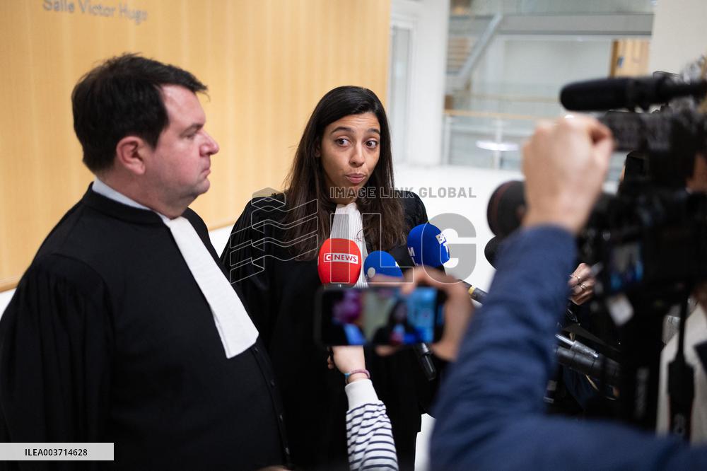 Day 2 of the Trial of Christophe Ruggia accused of sexually assaulting Adele Haenel - Paris
