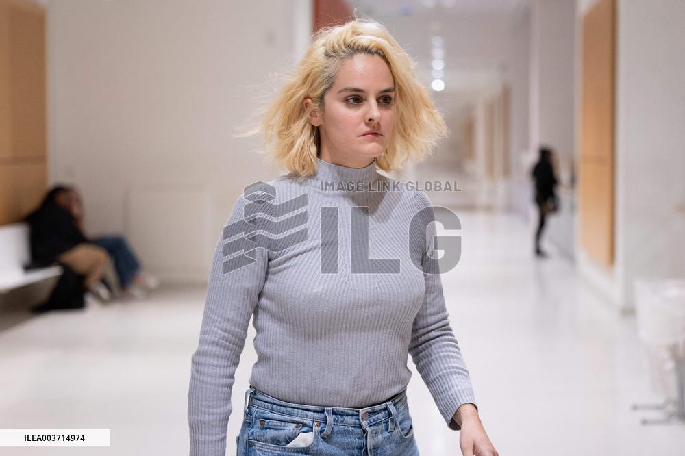 Day 2 of the Trial of Christophe Ruggia accused of sexually assaulting Adele Haenel - Paris