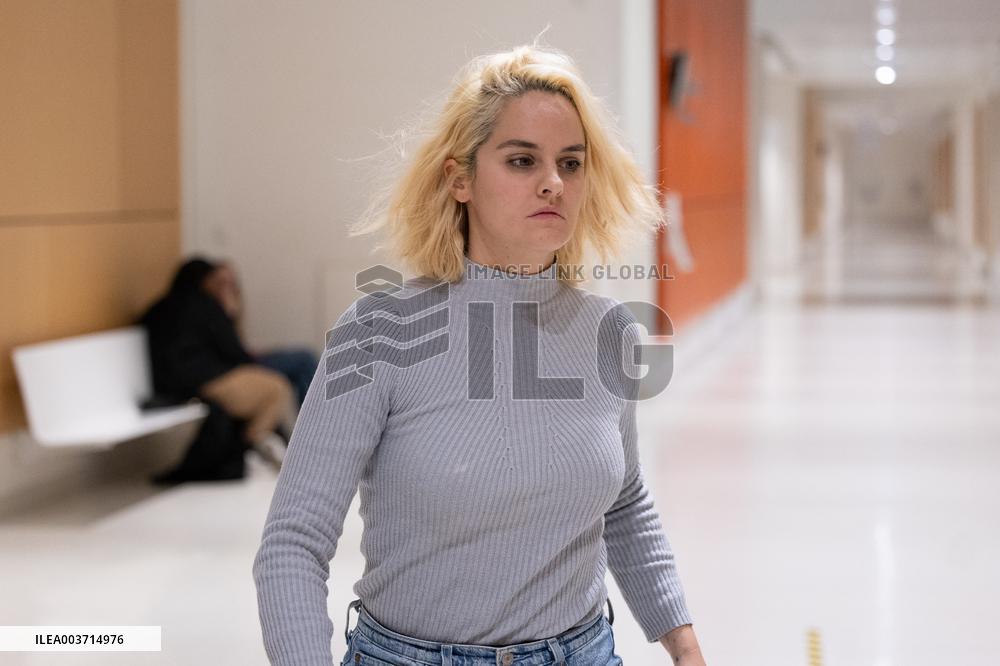 Day 2 of the Trial of Christophe Ruggia accused of sexually assaulting Adele Haenel - Paris