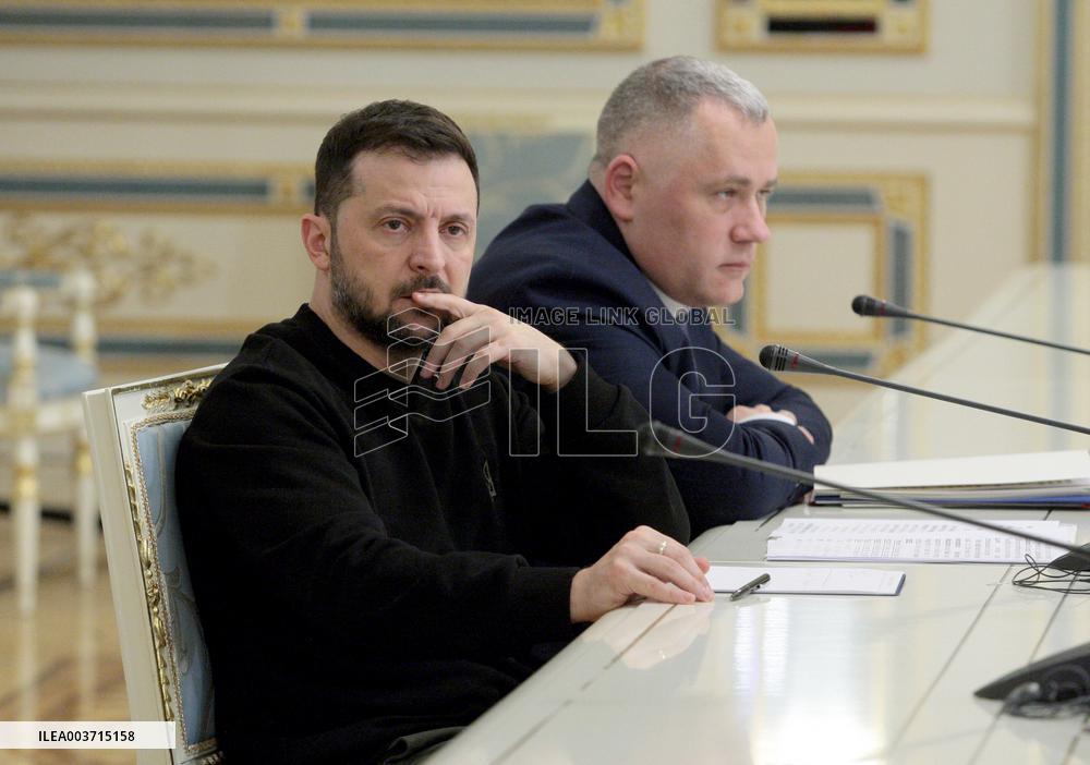 President Volodymyr Zelenskyy meets MEP Iratxe Garcia Perez in Kyiv