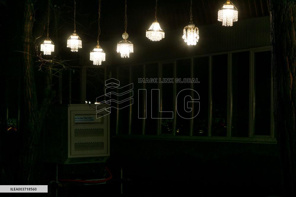 Kyiv during power cut