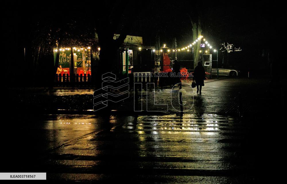 Kyiv during power cut