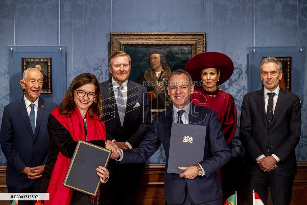 State Visit Of Portugal's President Day 2 - The Hague