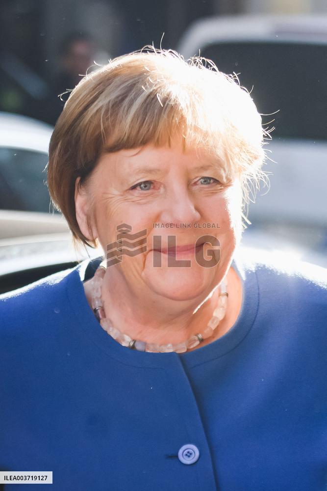 Angela Merkel Arrives At Her Book Signing - Milan
