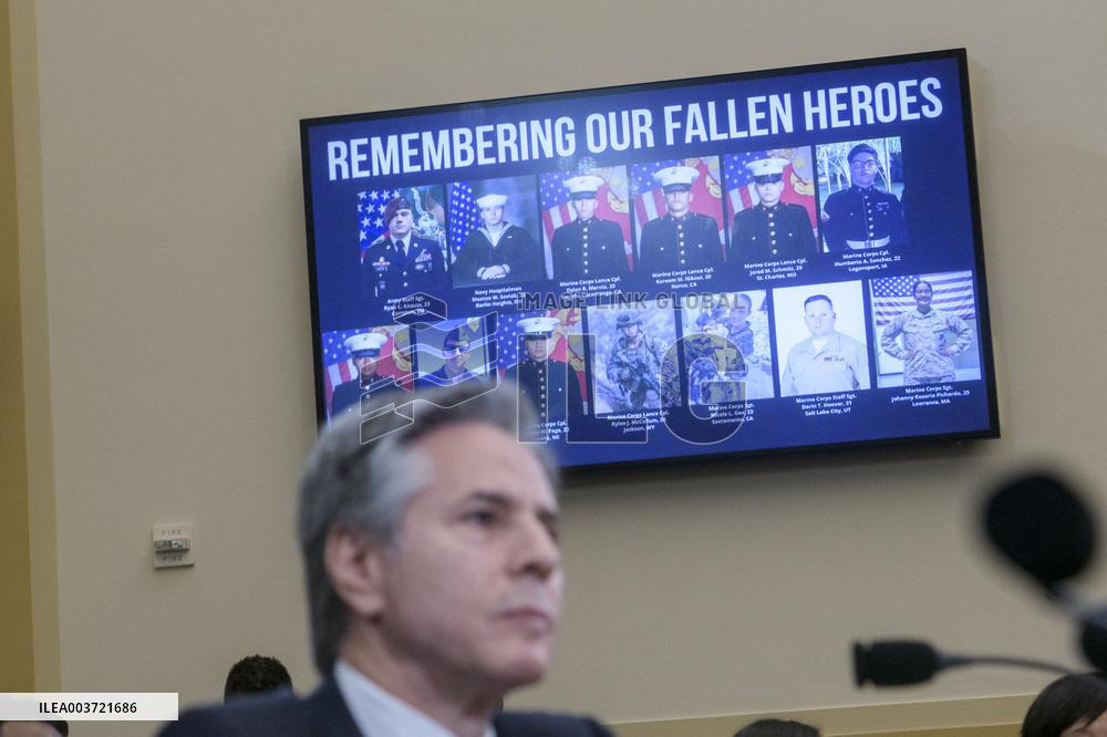 Blinken Testifies On Afghanistan Withdrawal - Washington