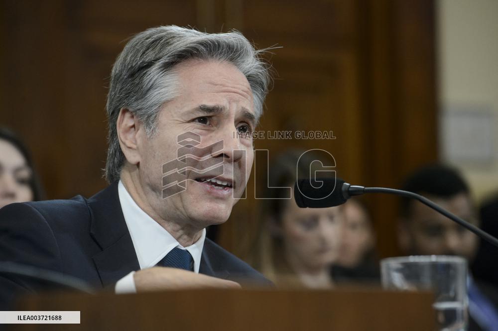 Blinken Testifies On Afghanistan Withdrawal - Washington