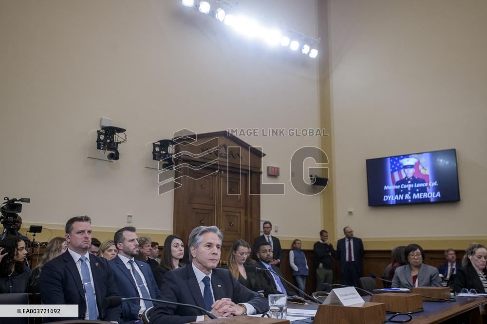 Blinken Testifies On Afghanistan Withdrawal - Washington