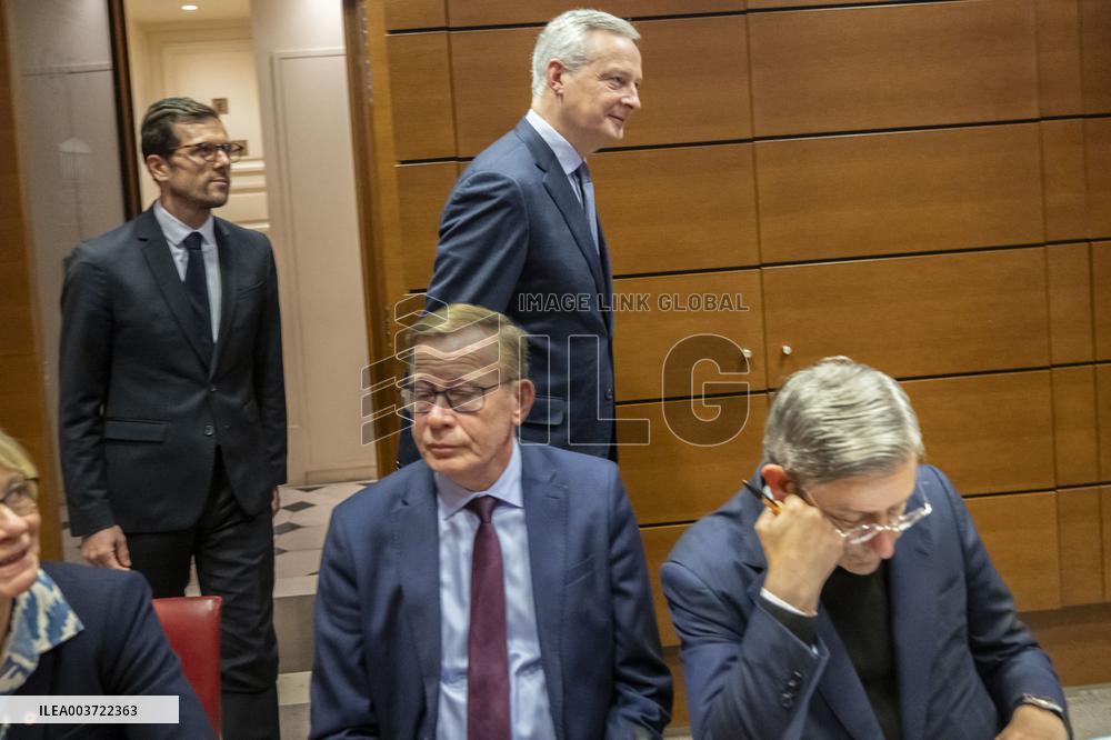 Bruno Le Maire Hearing - Paris, France