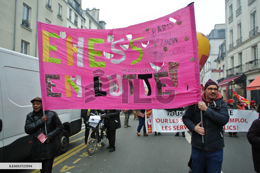 Demonstration for Employment and Industry - Paris