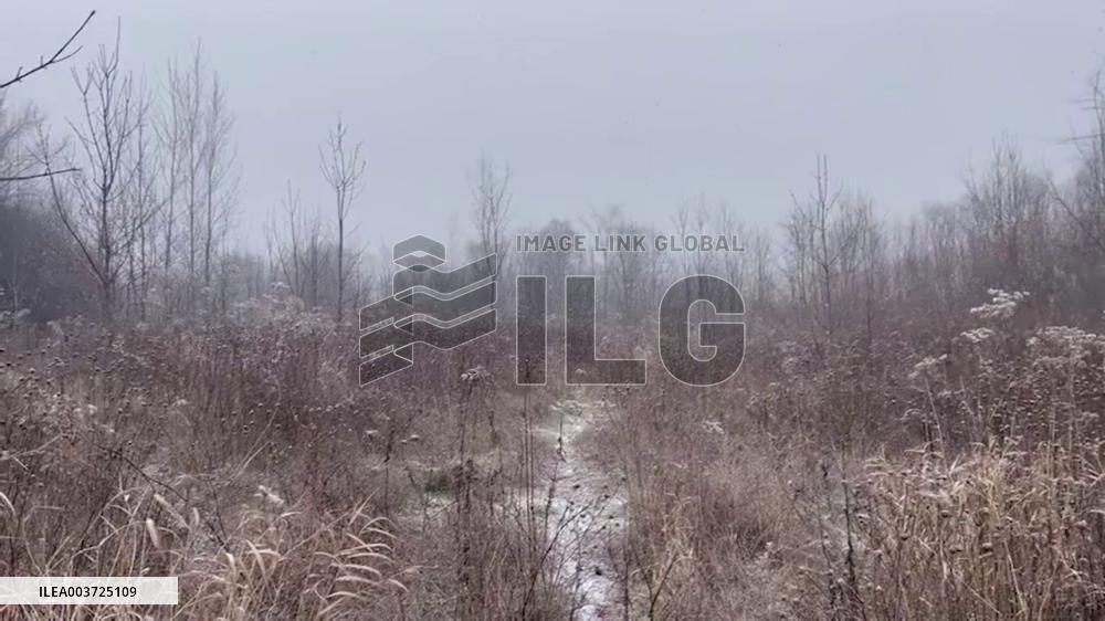 US: Arctic Front Brings Snow And Freezing Temperatures To Southeast Wisconsin