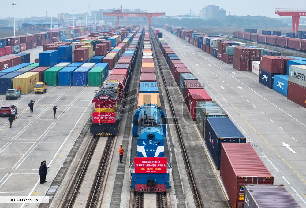 Nanchang International Land Port Freight Yard