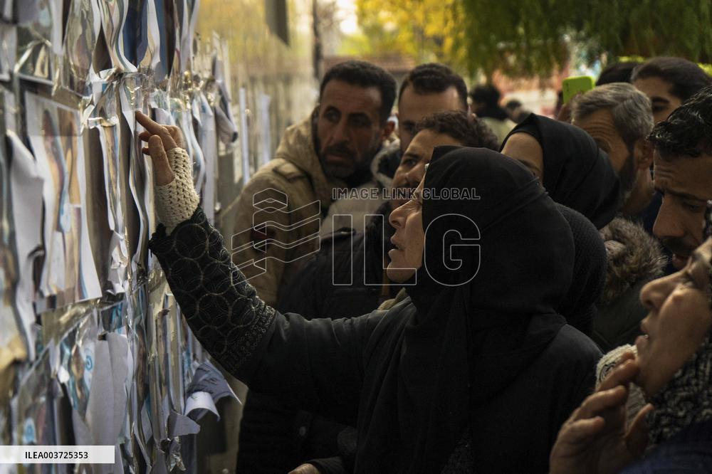 Mourners Gather For Activist Mazen Al-Hamada Funeral - Damascus