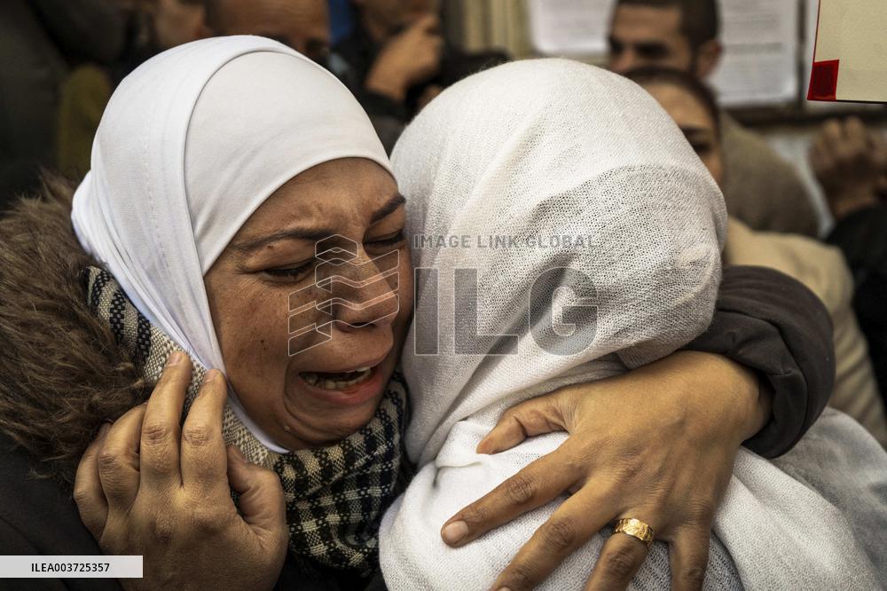 Mourners Gather For Activist Mazen Al-Hamada Funeral - Damascus