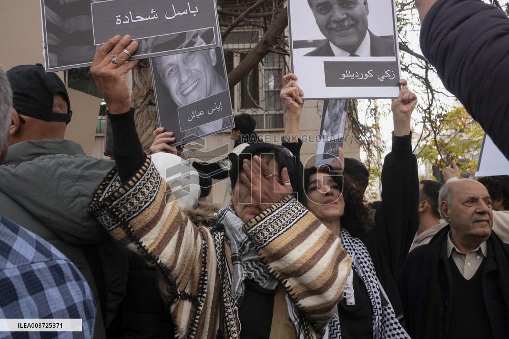 Mourners Gather For Activist Mazen Al-Hamada Funeral - Damascus