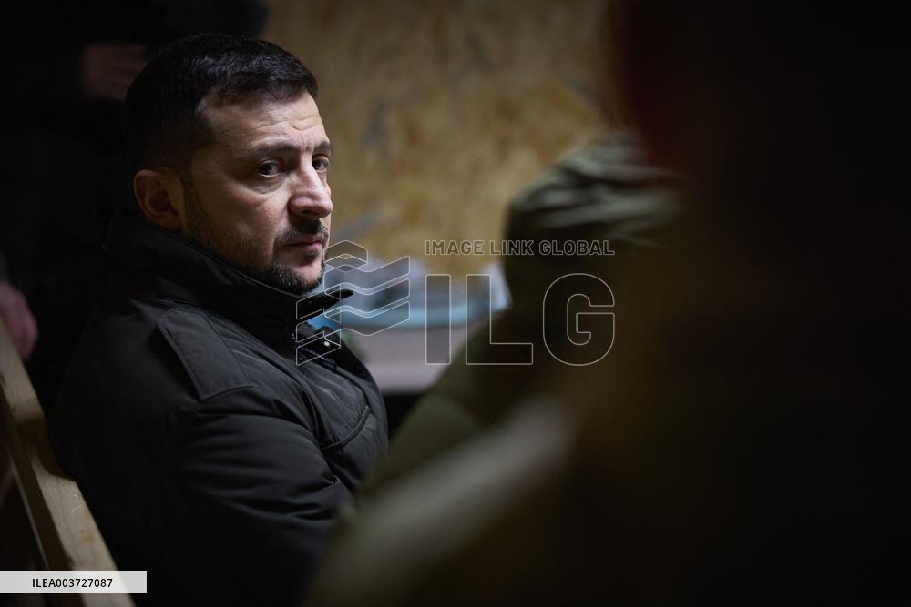 Zelenskyy Visits Fronline Troops - Zaporizhzhia