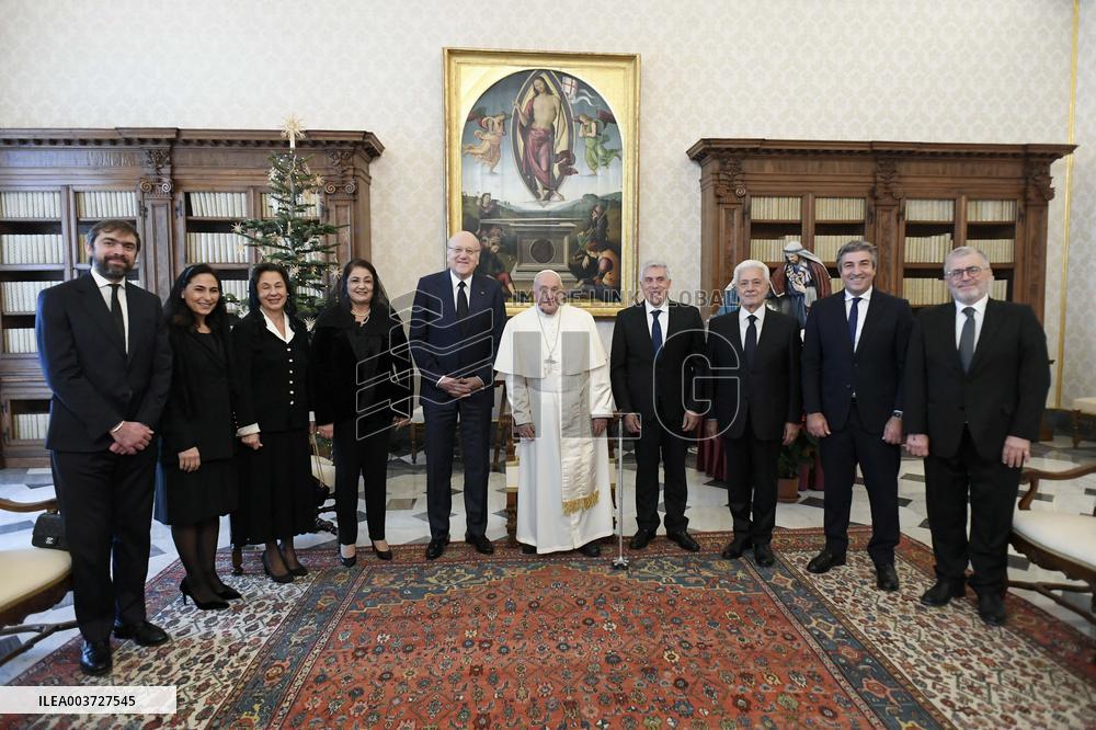 Pope Francis Meets With Najib Mikati - Vatican