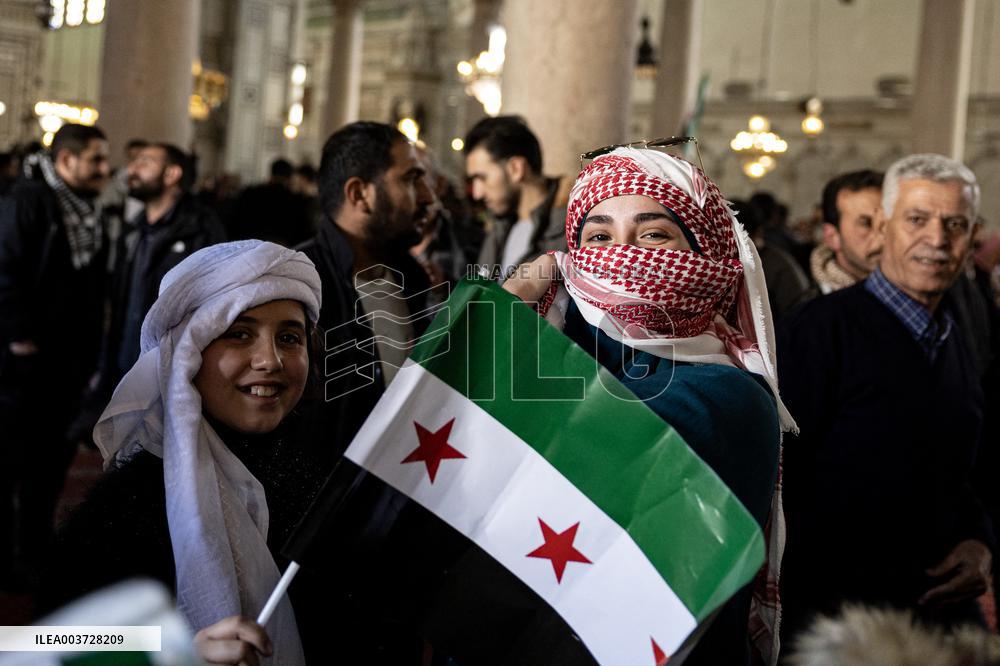 First Friday Prayer At Umayyad Mosque Since Assad’s Fall - Damascus