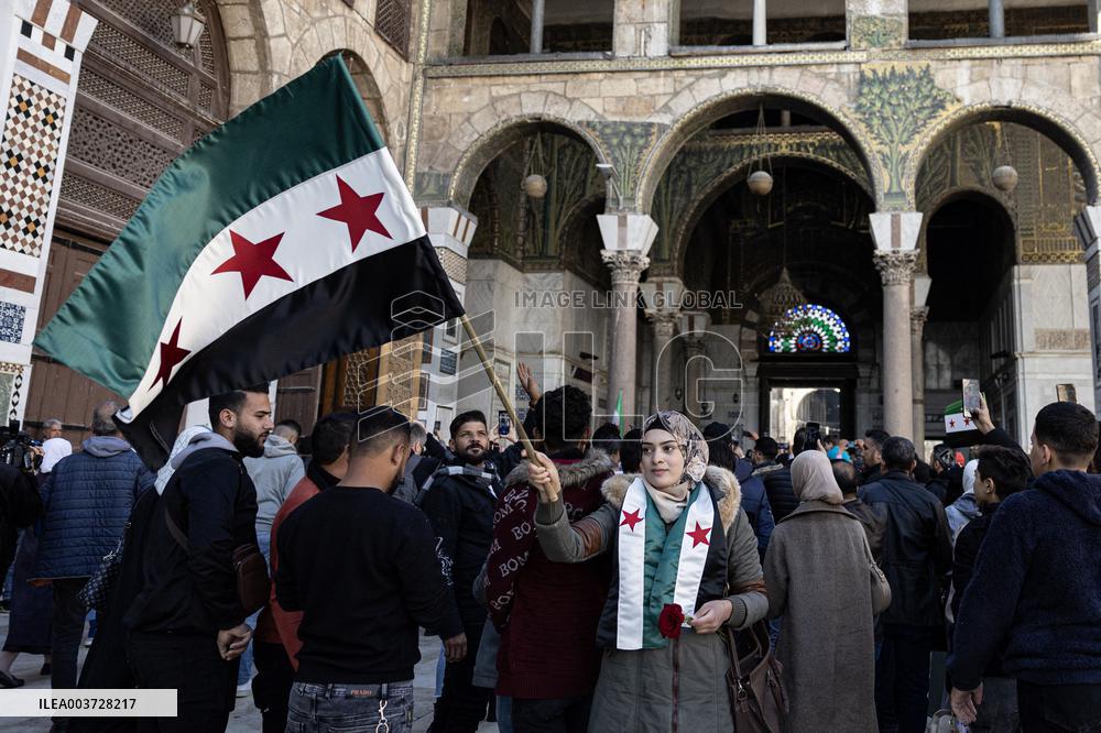 First Friday Prayer At Umayyad Mosque Since Assad’s Fall - Damascus