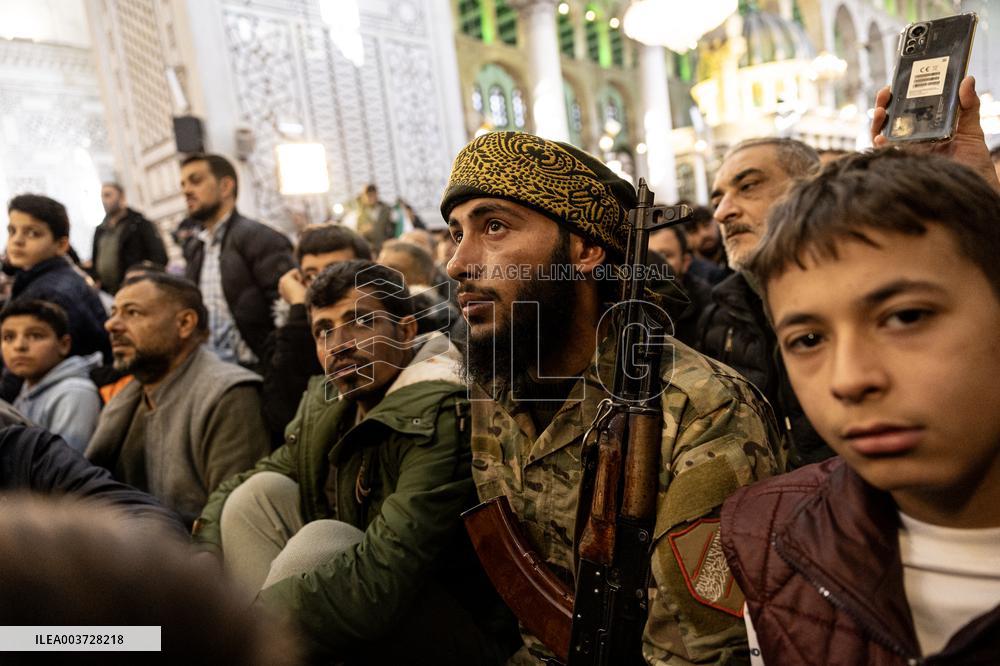First Friday Prayer At Umayyad Mosque Since Assad’s Fall - Damascus