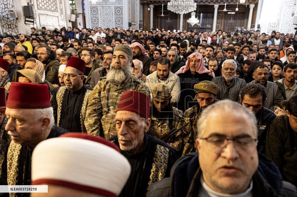 First Friday Prayer At Umayyad Mosque Since Assad’s Fall - Damascus