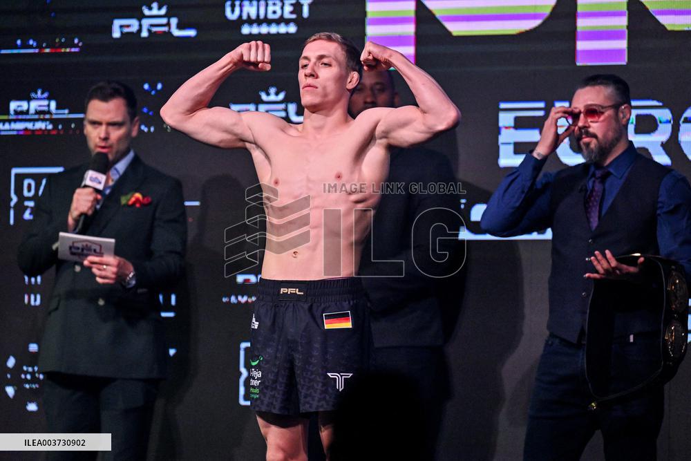 PFL Europe Championship Lyon Weigh Ins - Lyon