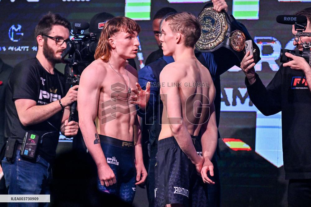 PFL Europe Championship Lyon Weigh Ins - Lyon