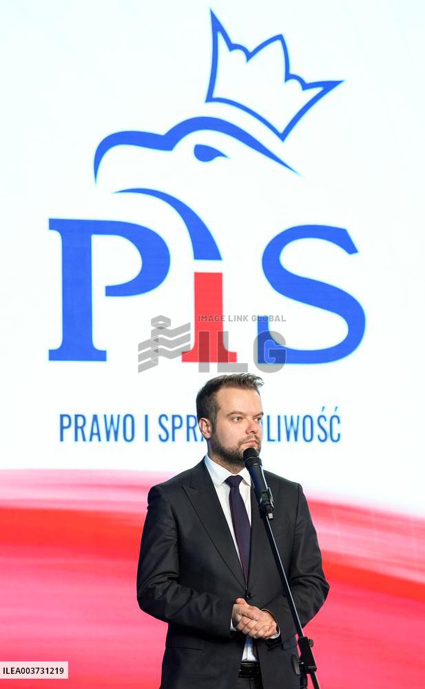 Law And Justice (PiS) Party Press Conference