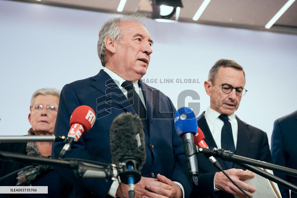 Press conference following Cyclone Chido - Paris
