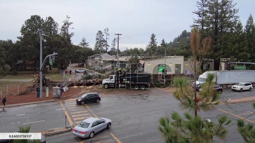 US: Tornado Touches Down In Scotts Valley, California, Injuring Several People