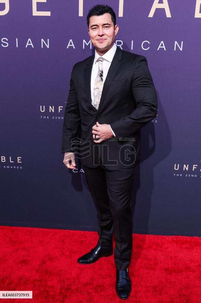 22nd Annual Unforgettable Gala Asian American Awards - LA
