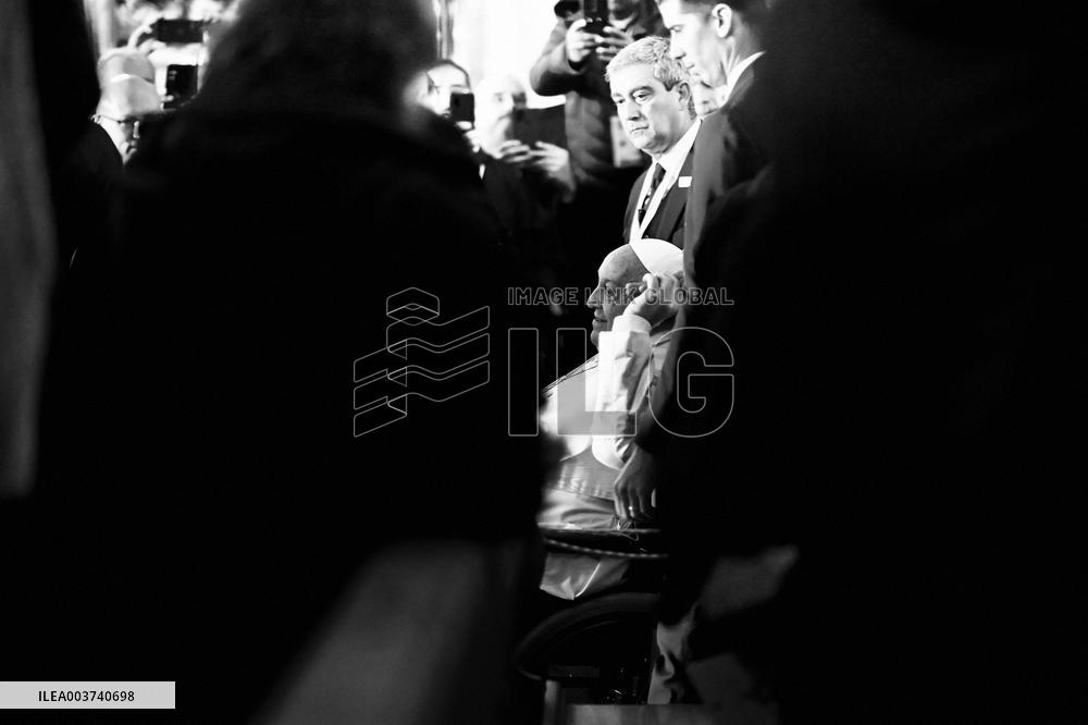 Pope Francis At Santa Maria Assunta Cathedral - Ajaccio