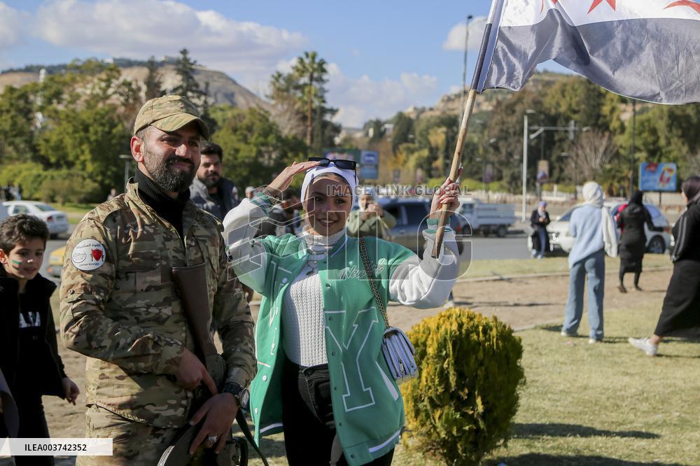 Assad’s Fall Celebration - Damascus