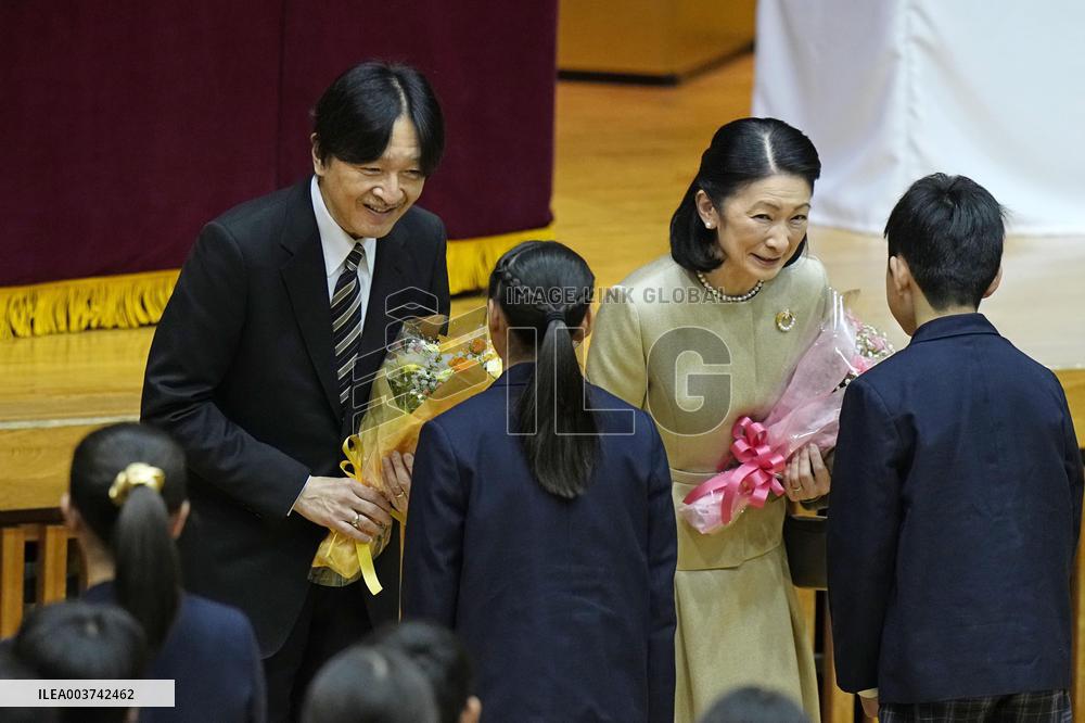 Japan crown prince at ceremony in Tokyo