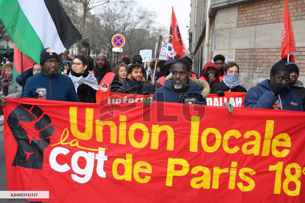 March For Migrants Rights - Paris