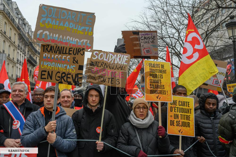 March For Migrants Rights - Paris