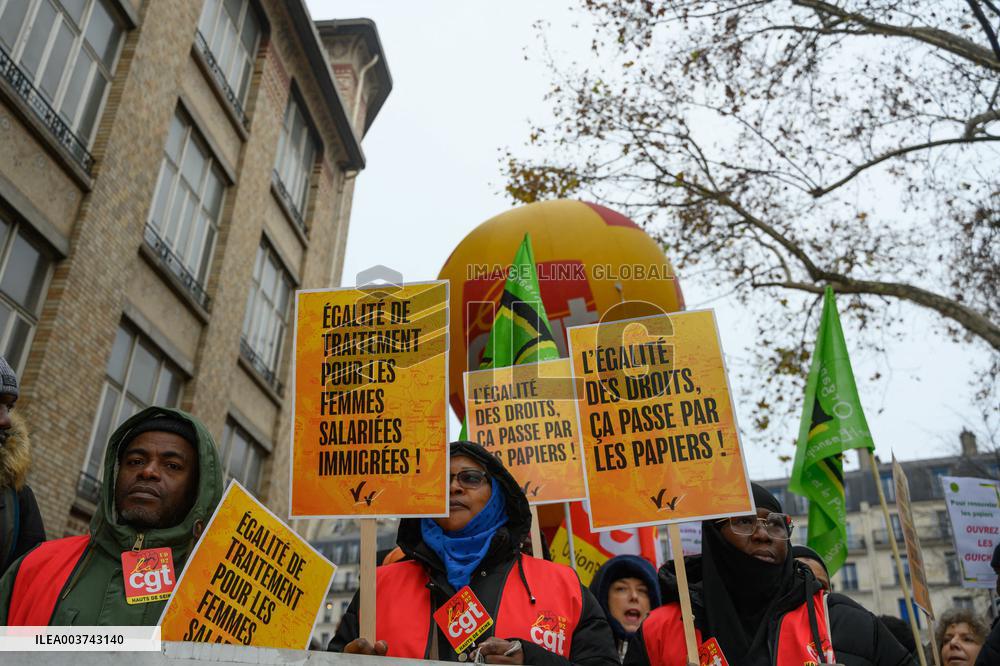 March For Migrants Rights - Paris