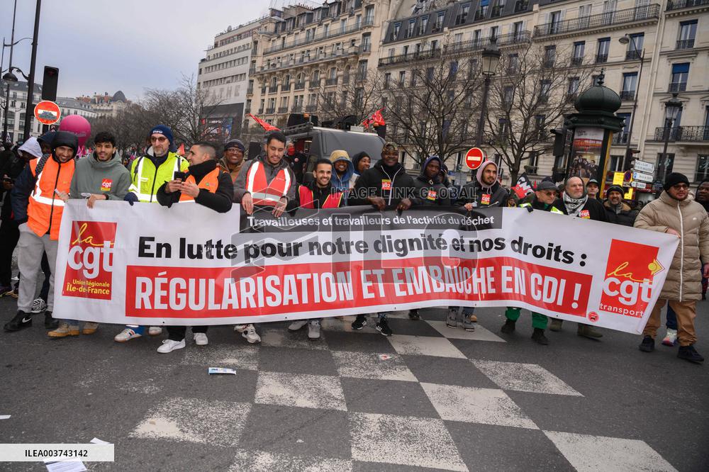 March For Migrants Rights - Paris