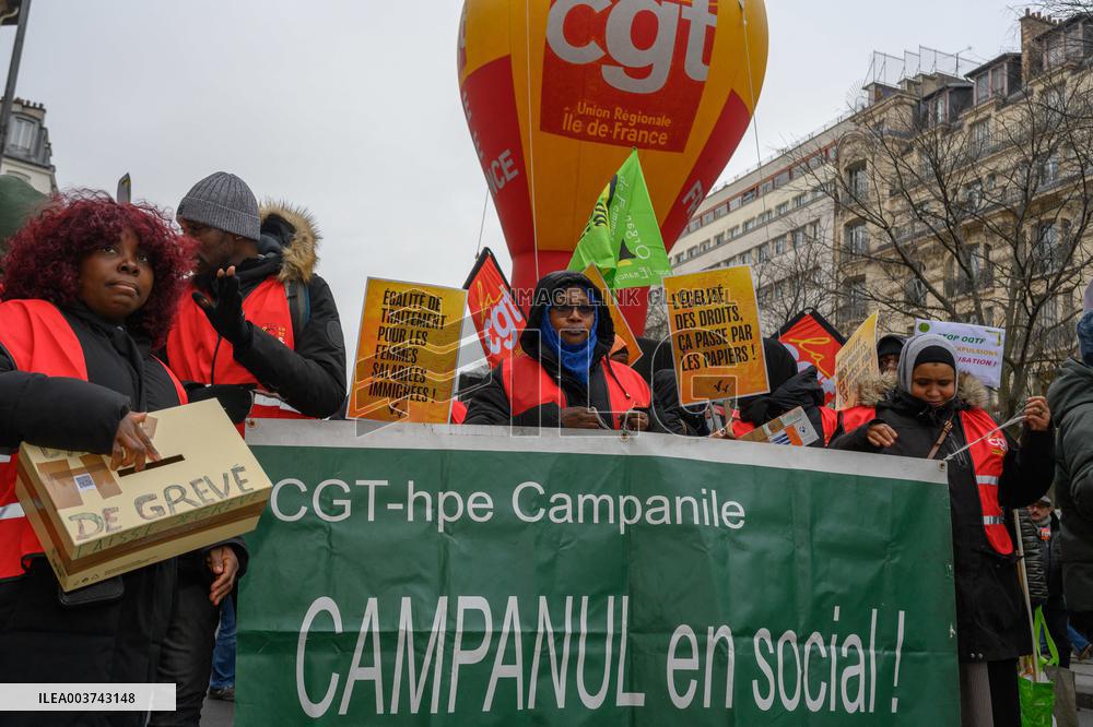 March For Migrants Rights - Paris
