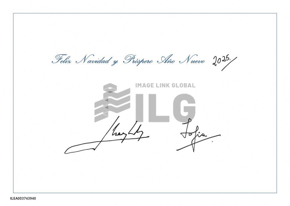 Spanish Royals Christmas Card