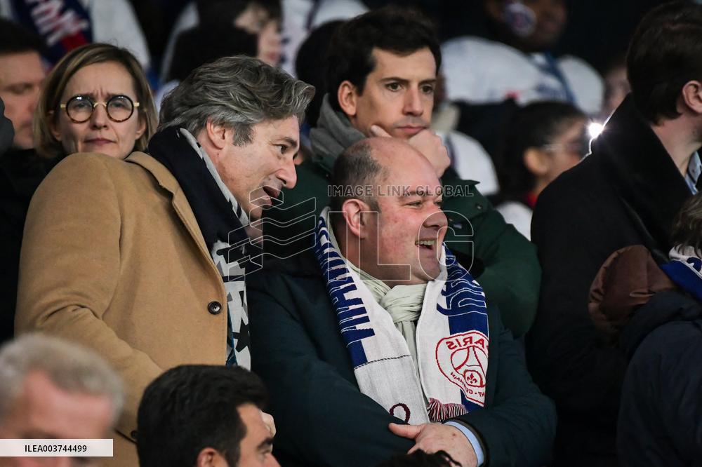 Ligue 1 PSG vs Olympique Lyonnais - celebrities