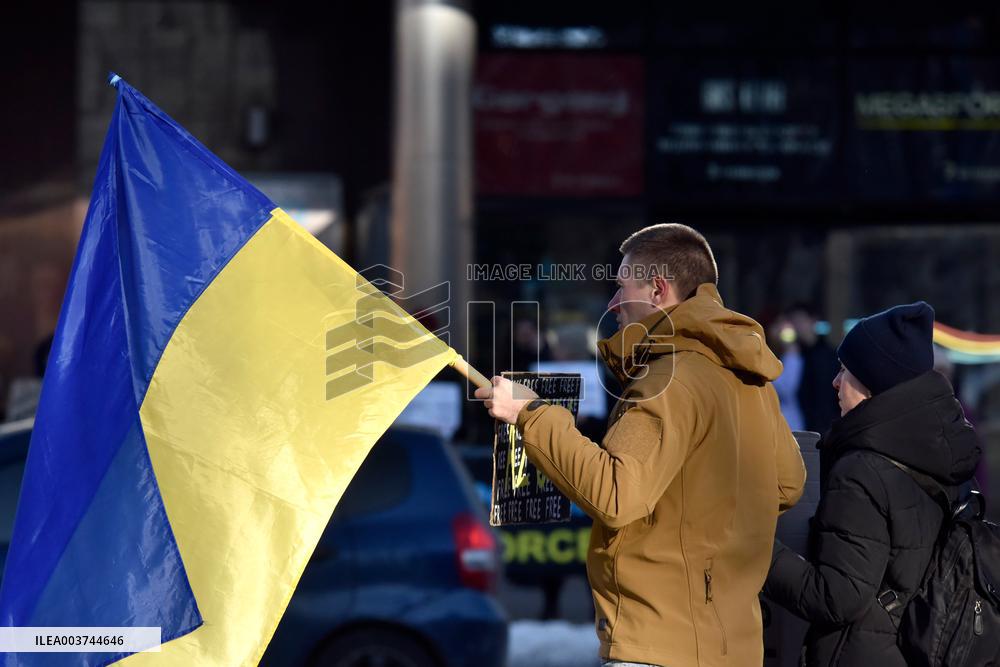Weekly rally in support of Ukrainian POWs in Vinnytsia