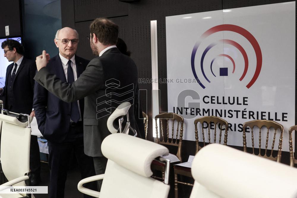 President Macron chairs CIC on the situation in Mayotte - Paris