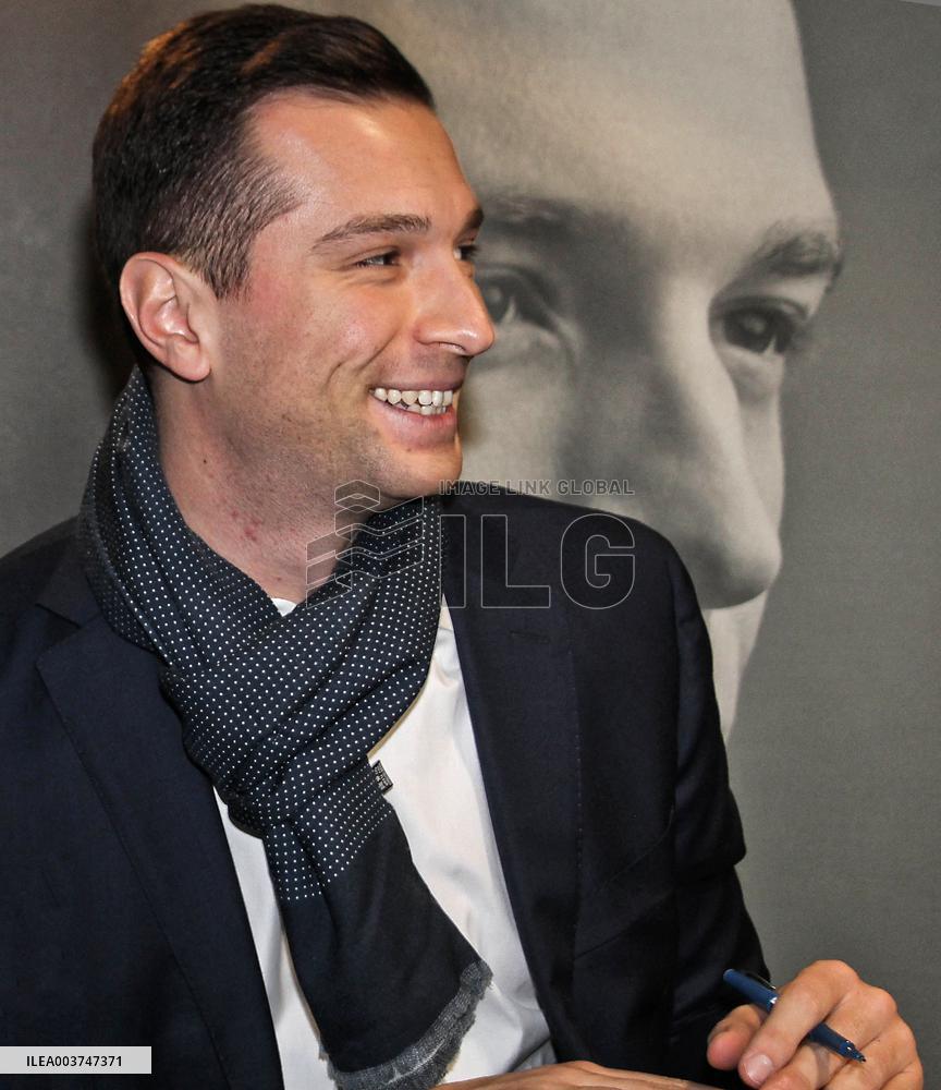Jordan Bardella Book Signing - Le Mans