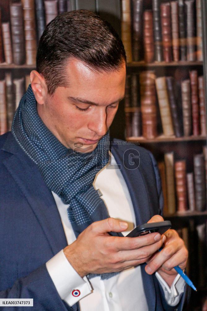 Jordan Bardella Book Signing - Le Mans