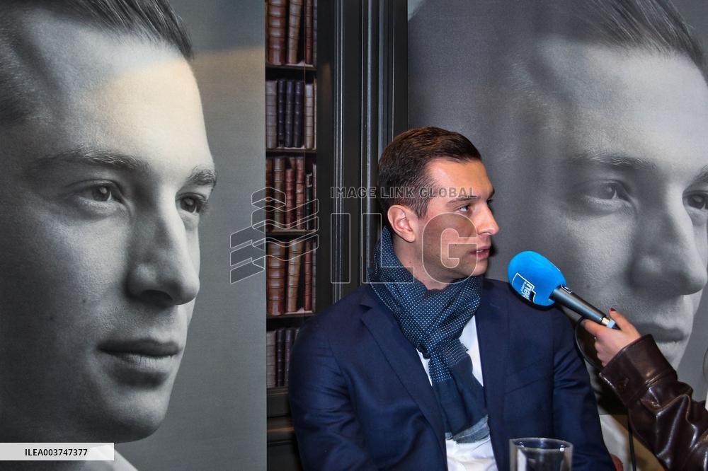 Jordan Bardella Book Signing - Le Mans